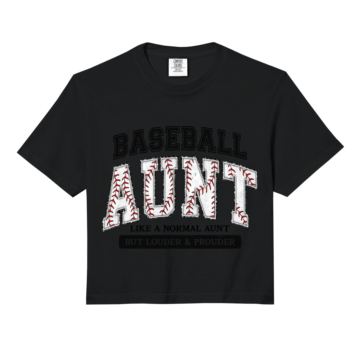 Baseball Aunt Like Normal Aunt But Louder Hoodie - Custom Art Print Unisex - T-Shirt, Sweatshirt, Hoodie