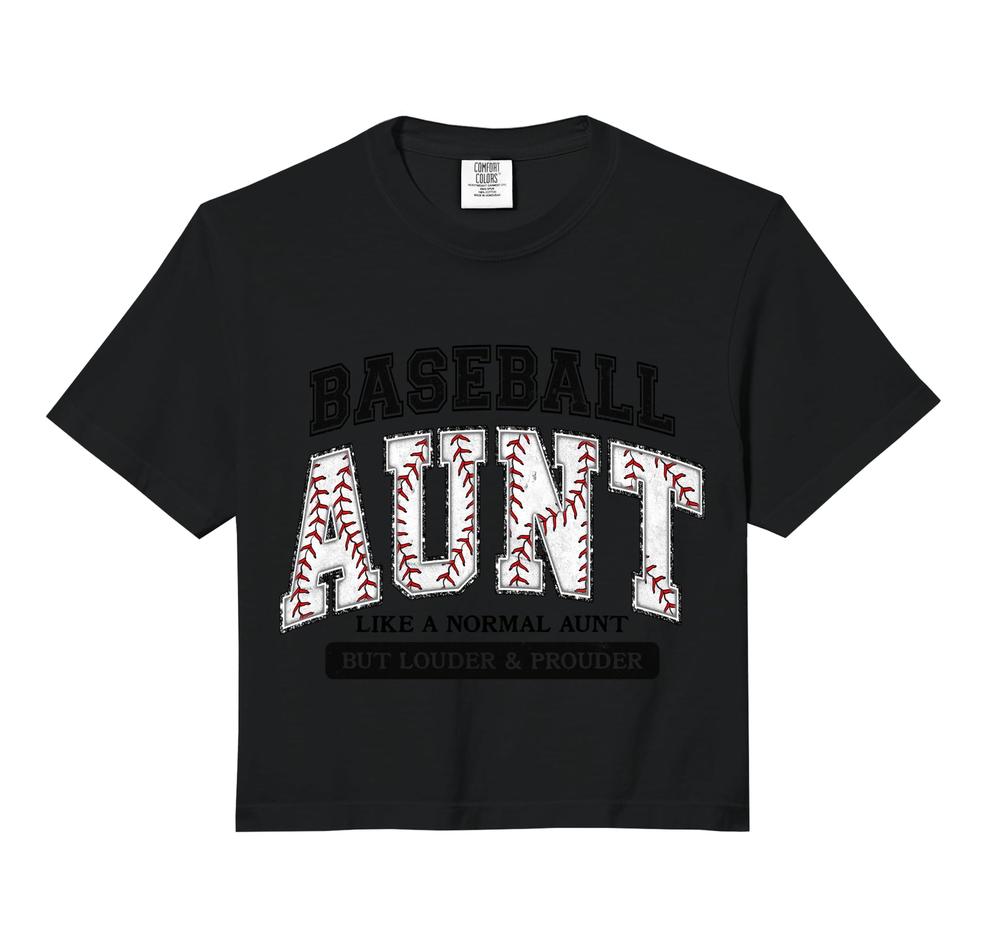 Baseball Aunt Like Normal Aunt But Louder Hoodie - Custom Art Print Unisex - T-Shirt, Sweatshirt, Hoodie