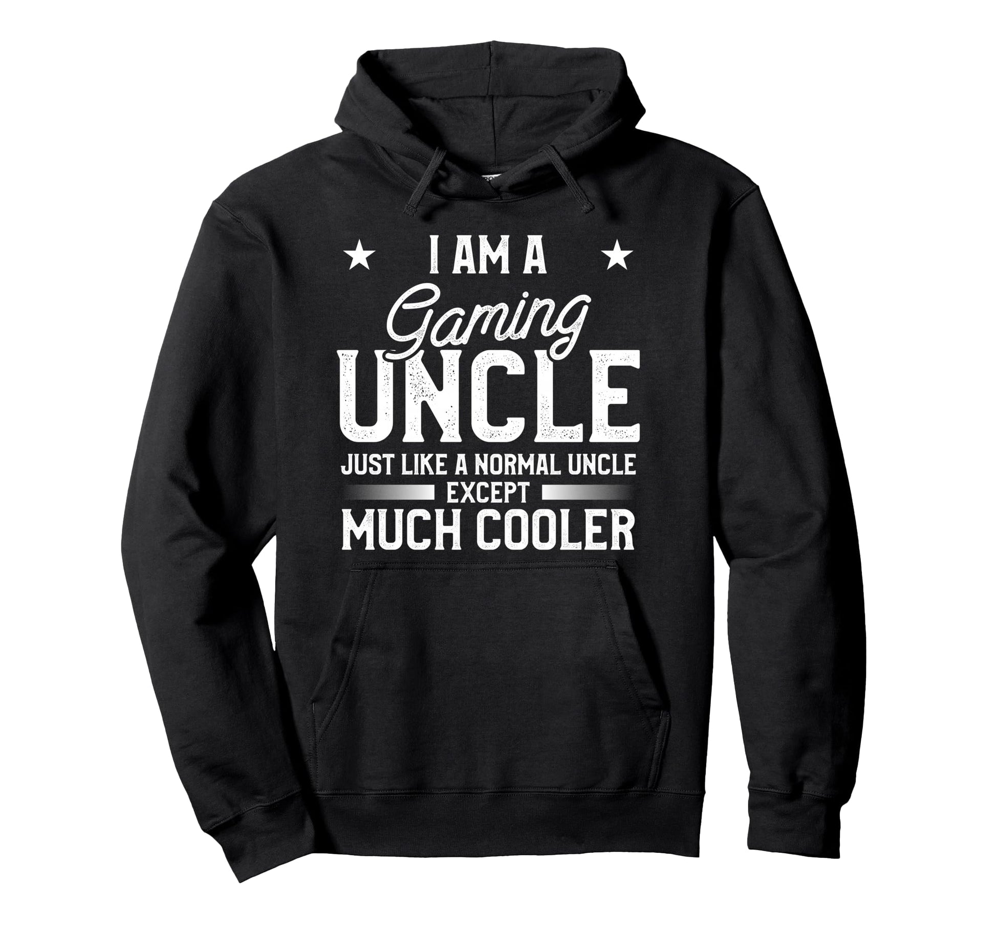 Funny Video Gaming Games Gamer Uncle Hoodie - Custom Art Print for Adults - T-Shirt, Sweatshirt, Hoodie
