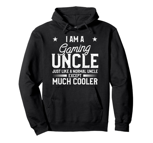 Funny Video Gaming Games Gamer Uncle Hoodie - Custom Art Print for Adults - T-Shirt, Sweatshirt, Hoodie