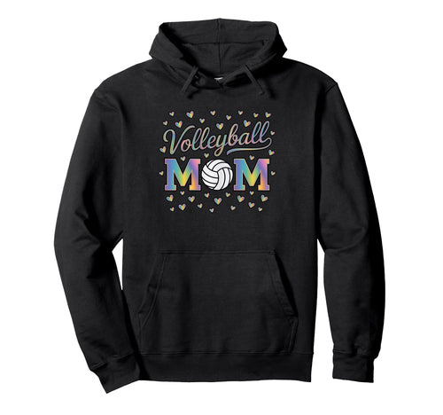 Volleyball Mom Heart Mothers Day Hoodie - Custom Art Print Men Women - T-Shirt, Sweatshirt, Hoodie