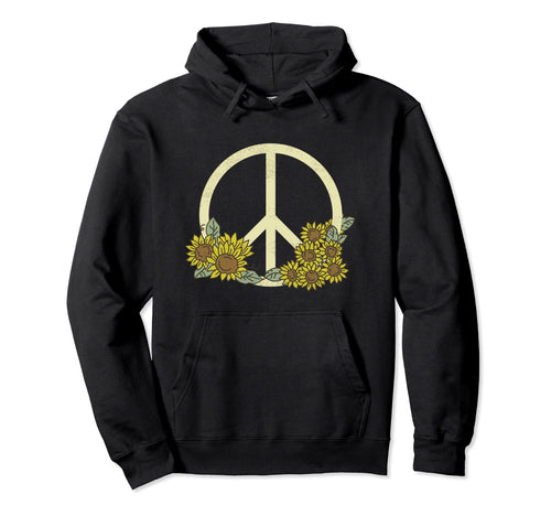 Peace Love Hippie Rastafari Peace Hoodie - Casual Everyday Wear Unisex - T-Shirt, Sweatshirt, Hoodie