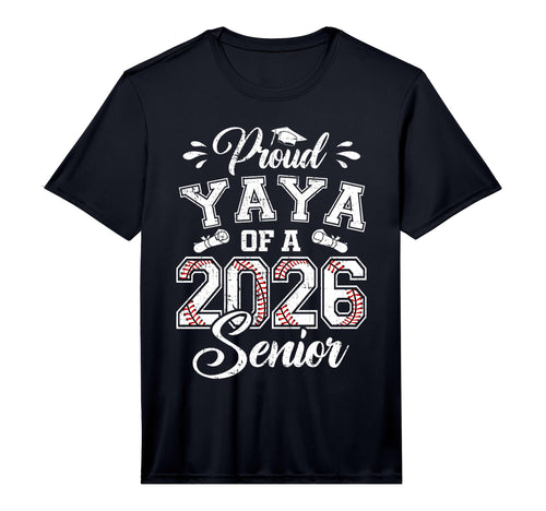 Mens Proud Yaya 2026 Senior Baseball T-Shirt - Streetwear Style for Adults - T-Shirt, Sweatshirt, Hoodie