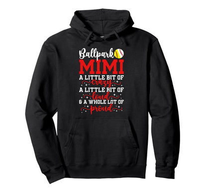 Ballpark Mimi Definition Baseball Hoodie - Trendy Graphic Men Women - T-Shirt, Sweatshirt, Hoodie