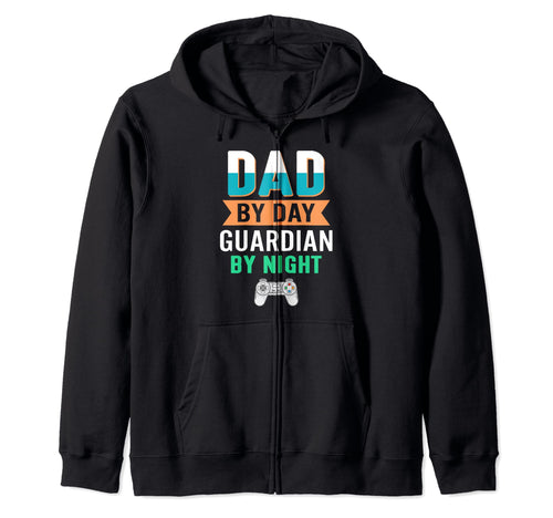 Dad Day Guardian Night Video Gamer T-Shirt - Aesthetic Graphic for Adults - T-Shirt, Sweatshirt, Hoodie