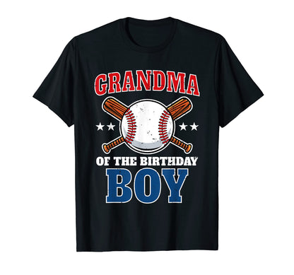 Grandma Birthday Baseball Birthday T-Shirt - Casual Everyday Wear Unisex - T-Shirt, Sweatshirt, Hoodie