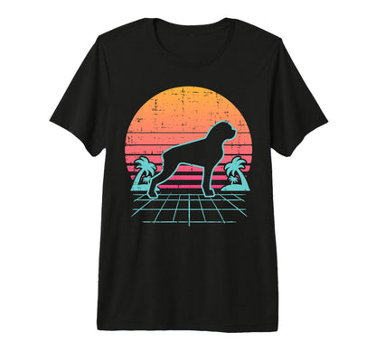 Vaporwave Aesthetic Boxer 80S 90S T-Shirt - Fun Novelty Design for Adults - T-Shirt, Sweatshirt, Hoodie