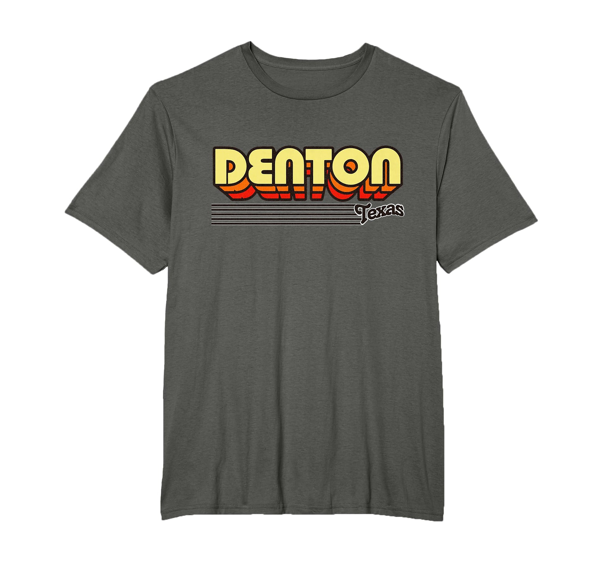 Denton Texas Stripes T-Shirt - Graphic Print Men Women - T-Shirt, Sweatshirt, Hoodie