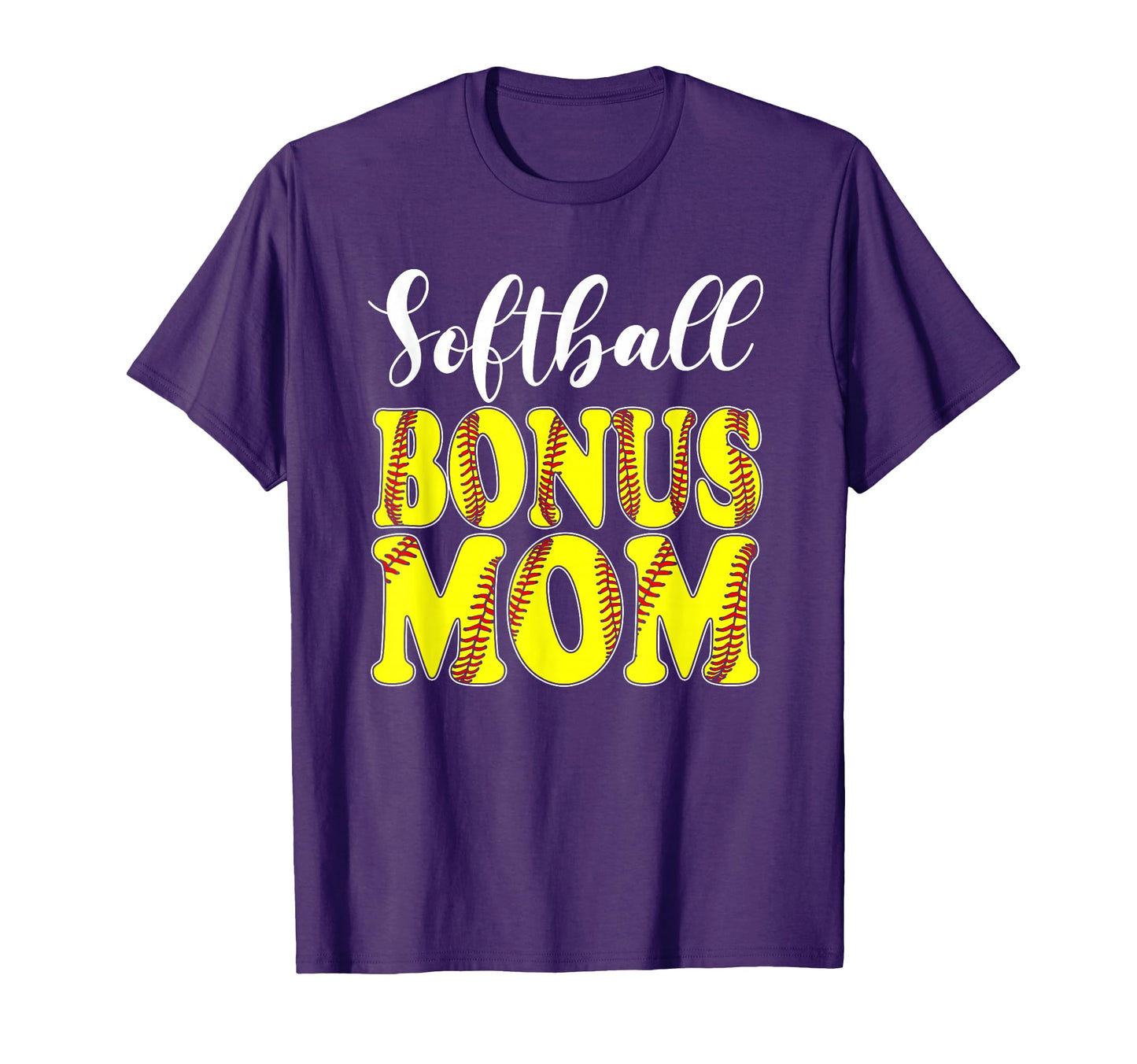 Leopard Softball Bonus Mom Stepmom T-Shirt - Minimalist Print for Adults - T-Shirt, Sweatshirt, Hoodie