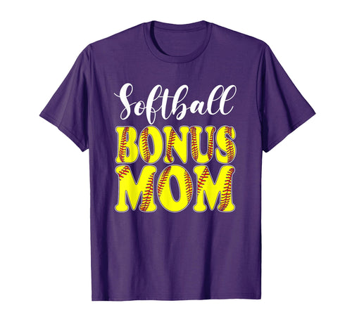Leopard Softball Bonus Mom Stepmom T-Shirt - Minimalist Print for Adults - T-Shirt, Sweatshirt, Hoodie