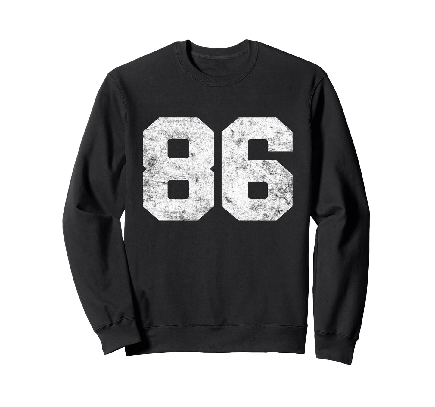 Lucky Number 86 Birthday Sports Sweatshirt - Graphic Print for Adults - T-Shirt, Sweatshirt, Hoodie