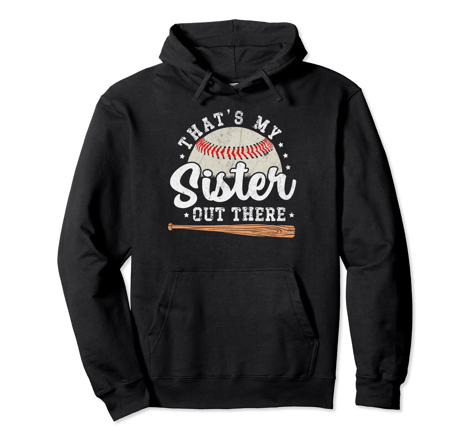 Proud Baseball Brother Thats My Sister Hoodie - Fun Novelty Design Unisex - T-Shirt, Sweatshirt, Hoodie