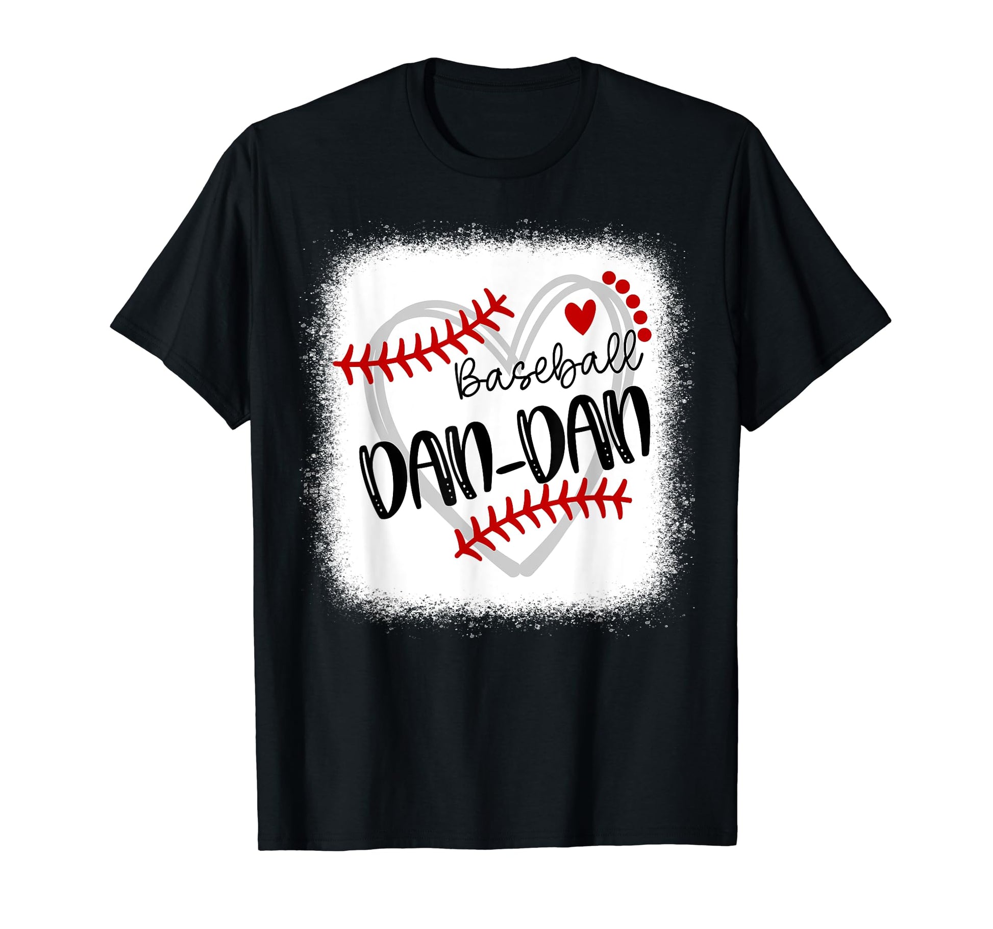 Personalized Baseball Heart Dan Dan T-Shirt - Unique Graphic Unisex - T-Shirt, Sweatshirt, Hoodie