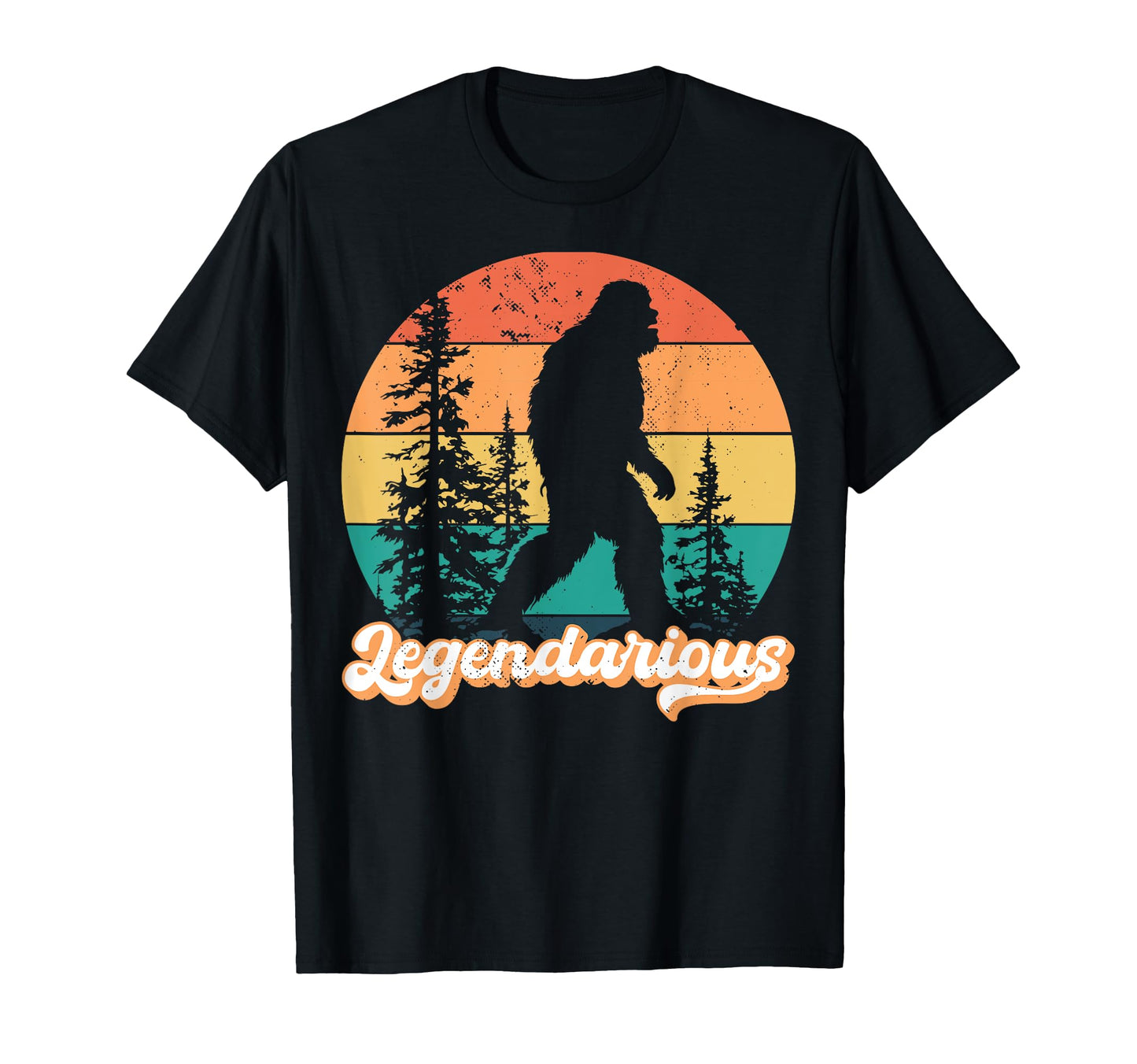 Bigfoot Legendarious Funny Sasquatch T-Shirt - Custom Art Print Men Women - T-Shirt, Sweatshirt, Hoodie