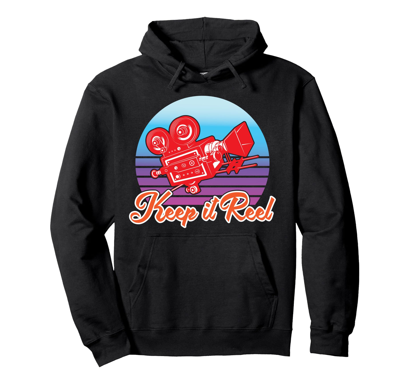 Keep It Reel Camera Enthusiast Hoodie - Casual Everyday Wear Unisex - T-Shirt, Sweatshirt, Hoodie