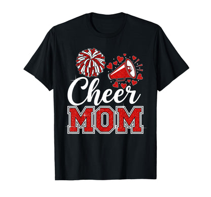 Cheer Mom Funny Mothers Day Cheerleader T-Shirt - Trendy Graphic Men Women - T-Shirt, Sweatshirt, Hoodie