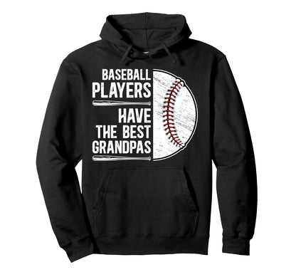 Best Baseball Grandpa Baseball Player Hoodie - Novelty Apparel Men Women - T-Shirt, Sweatshirt, Hoodie