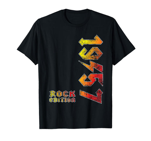 1957 Rock Music Lovers Gift T-Shirt - Aesthetic Graphic Men Women - T-Shirt, Sweatshirt, Hoodie