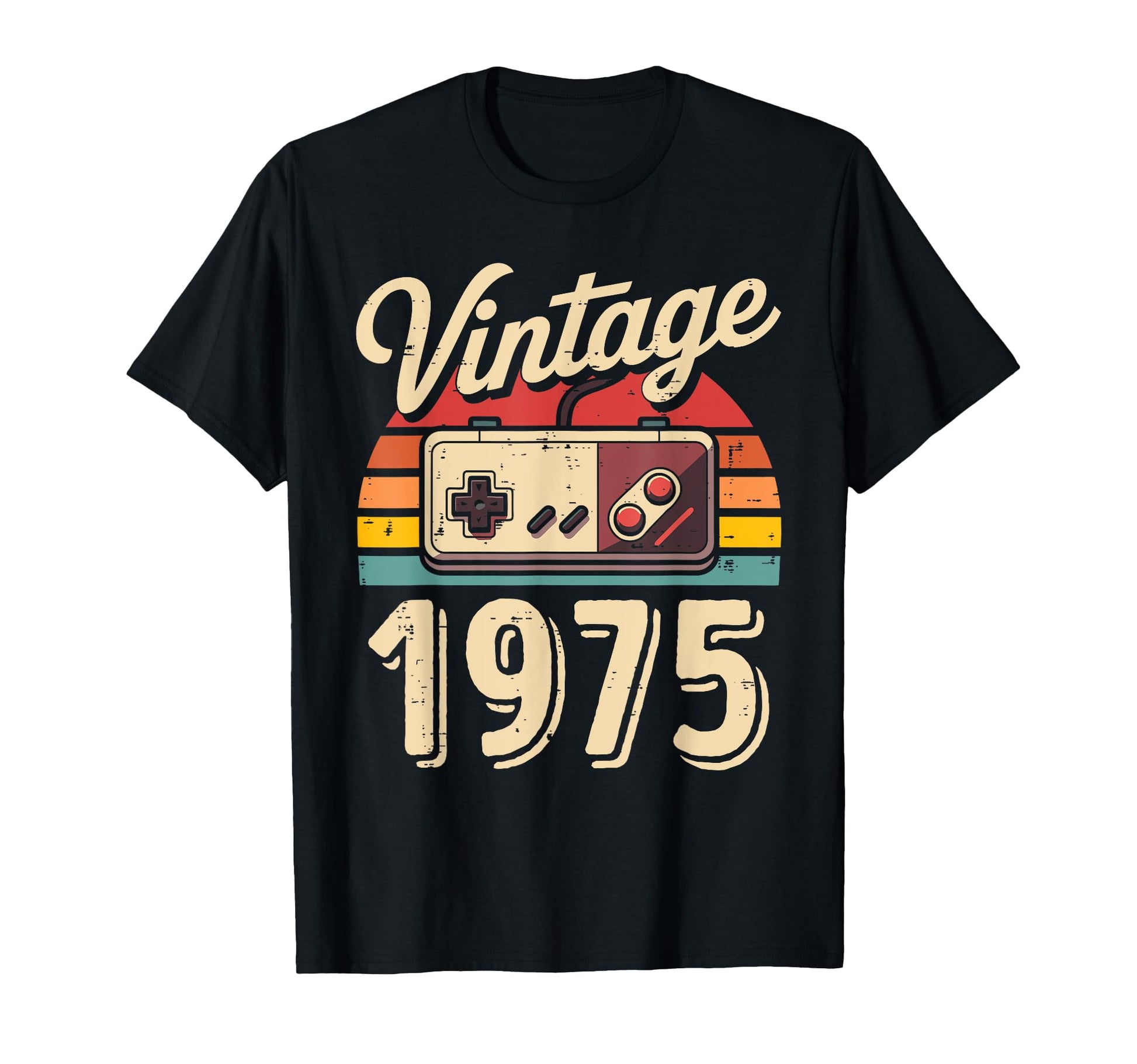 1975 Birthday 50 Year Old Gaming Dad T-Shirt - Custom Art Print Unisex - T-Shirt, Sweatshirt, Hoodie