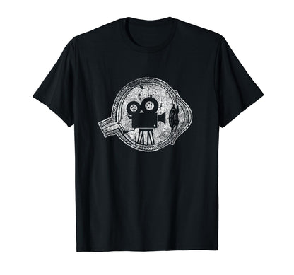 Camera Lens Cameraman Filmmaker T-Shirt - Casual Everyday Wear Unisex - T-Shirt, Sweatshirt, Hoodie