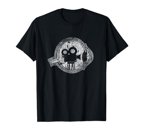 Camera Lens Cameraman Filmmaker T-Shirt - Casual Everyday Wear Unisex - T-Shirt, Sweatshirt, Hoodie