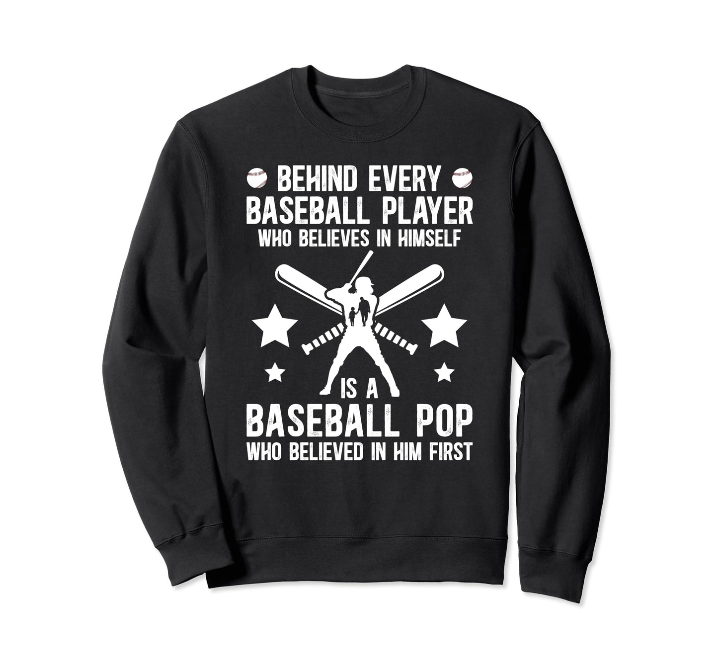 Baseball Pop Who Believed Pop Sweatshirt - Custom Art Print for Adults - T-Shirt, Sweatshirt, Hoodie