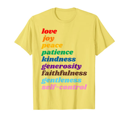 Funny Colorful Fruit Spirit Love Joy T-Shirt - Custom Art Print Men Women - T-Shirt, Sweatshirt, Hoodie