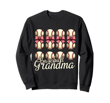Baseball Grandma Baseball Lover Sweatshirt - Novelty Apparel Unisex - T-Shirt, Sweatshirt, Hoodie