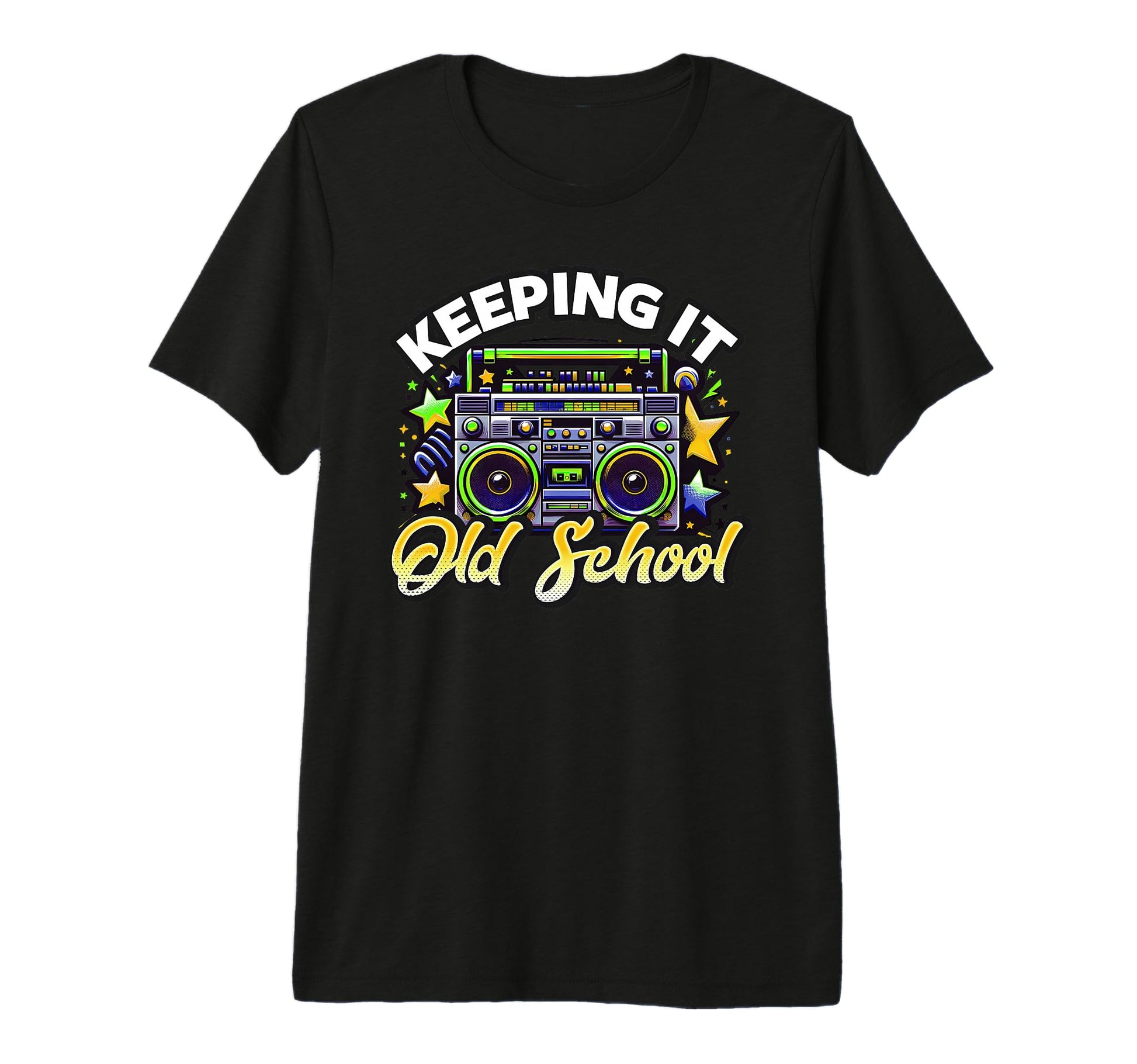 Old School 80S Boombox Hip Hop And R B T-Shirt - Streetwear Style Unisex - T-Shirt, Sweatshirt, Hoodie