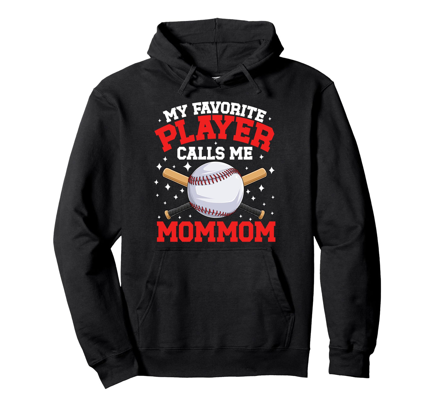 Proud Baseball Mommom Baseball Player Hoodie - Unique Graphic Men Women - T-Shirt, Sweatshirt, Hoodie
