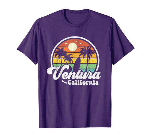 Ventura Beach California Ca Surfing Surf T-Shirt - Graphic Print Men Women - T-Shirt, Sweatshirt, Hoodie