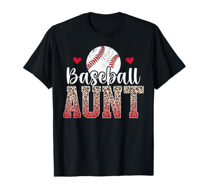 Baseball Aunt Baseball Player Auntie T-Shirt - Minimalist Print Men Women - T-Shirt, Sweatshirt, Hoodie