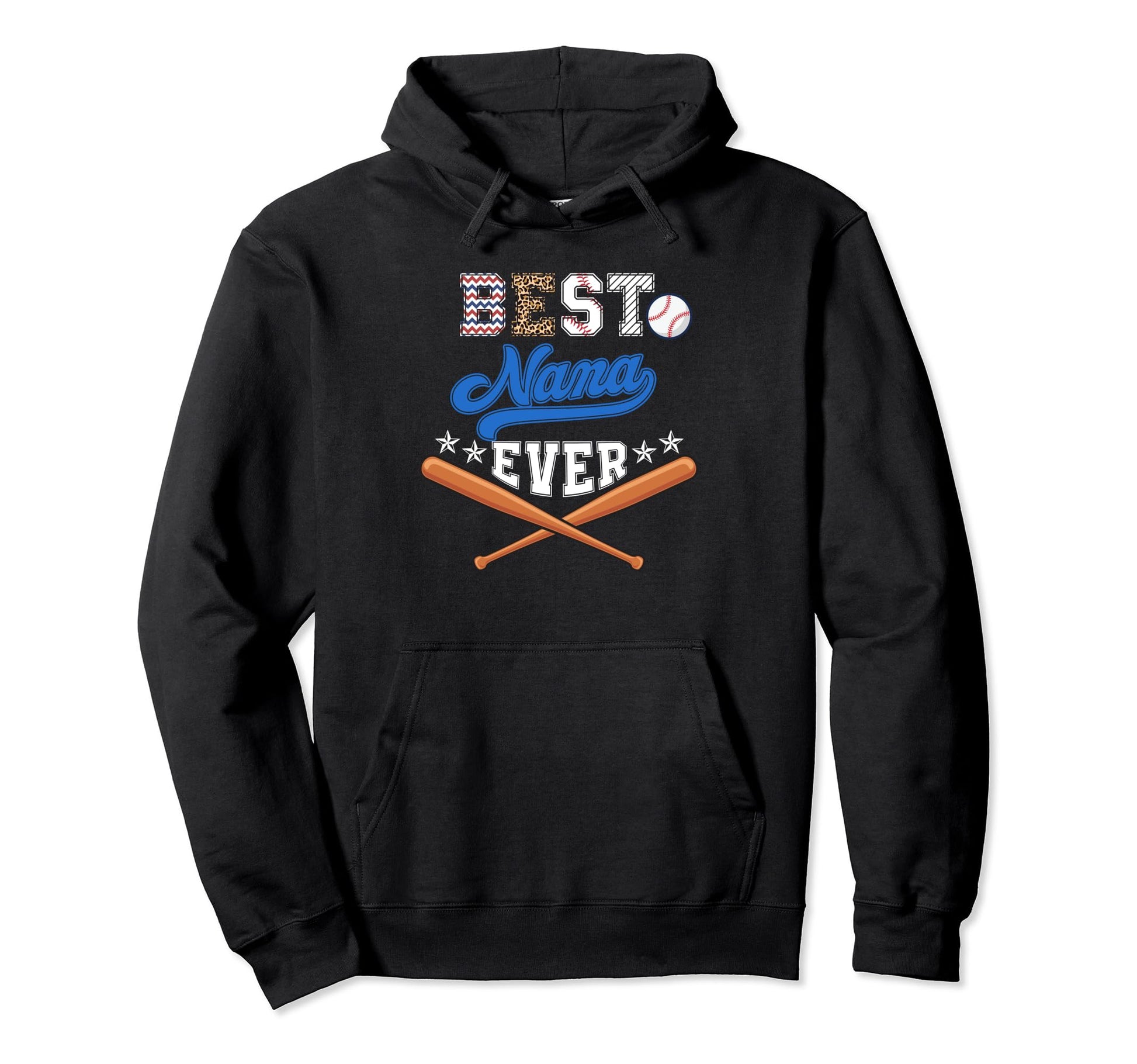 Baseball Nana Grandma Mothers Day Hoodie - Fun Novelty Design Men Women - T-Shirt, Sweatshirt, Hoodie