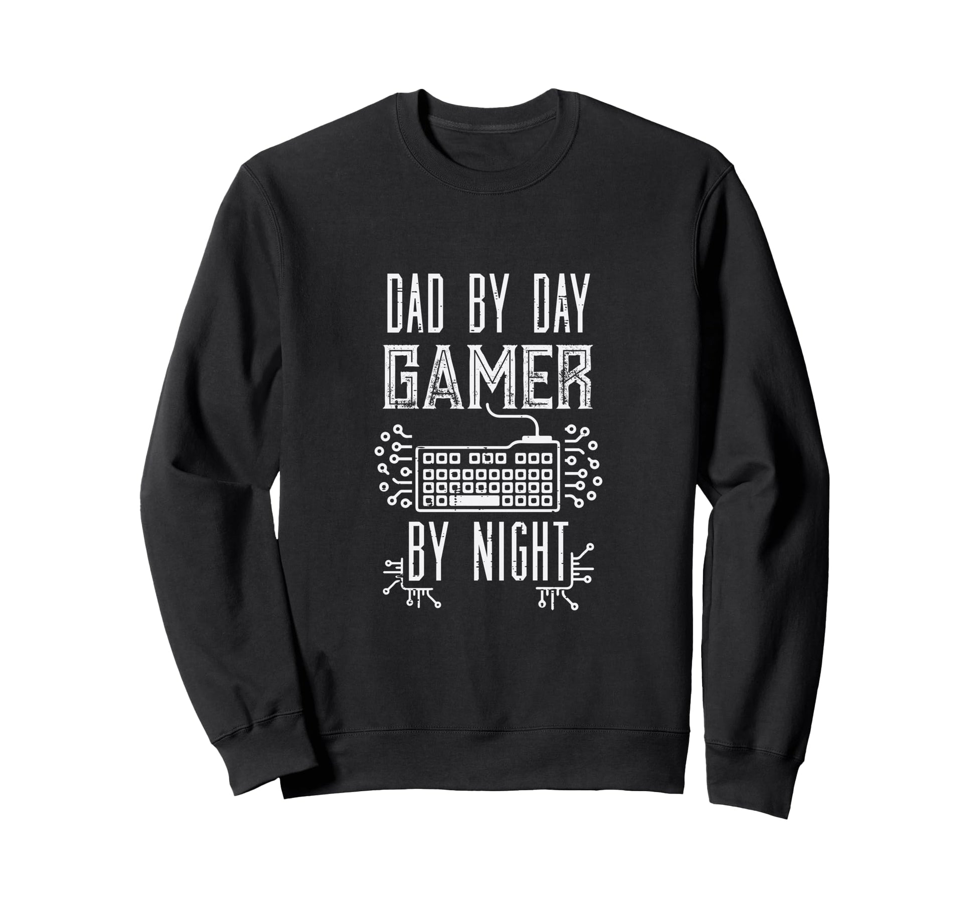 Dad Day Gamer Night Funny Video Sweatshirt - Unique Graphic for Adults - T-Shirt, Sweatshirt, Hoodie