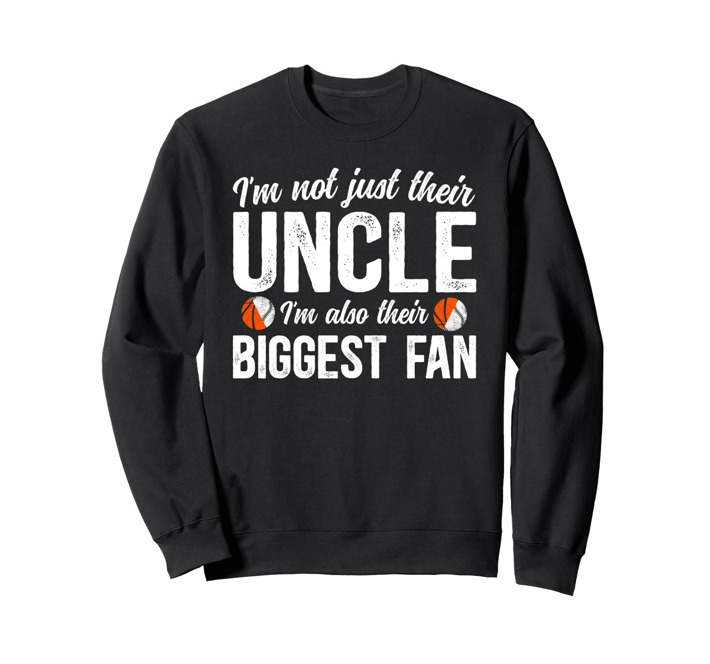 Their Biggest Fan Baseball Basketball Sweatshirt - Graphic Print Unisex - T-Shirt, Sweatshirt, Hoodie