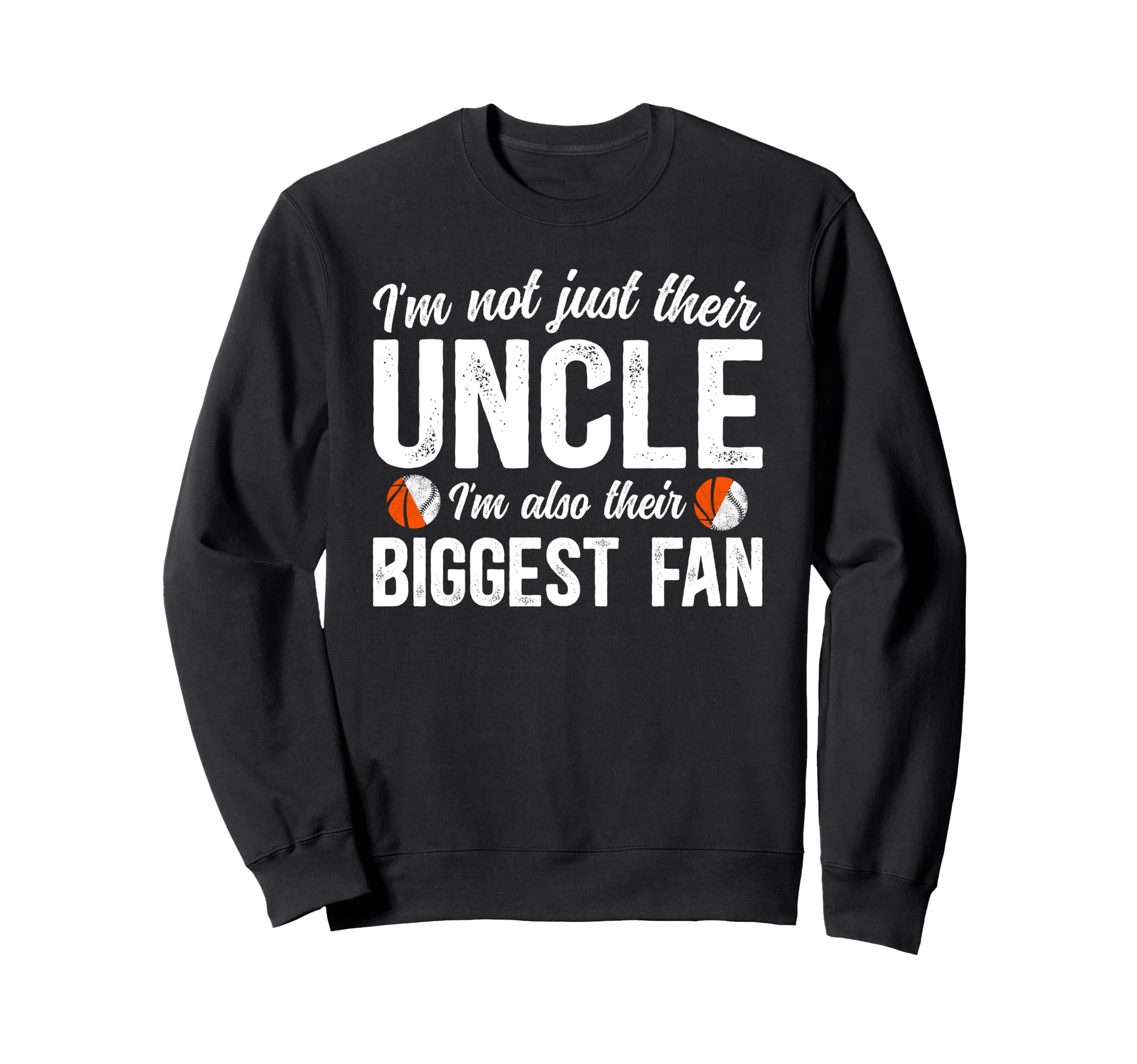 Their Biggest Fan Baseball Basketball Sweatshirt - Graphic Print Unisex - T-Shirt, Sweatshirt, Hoodie