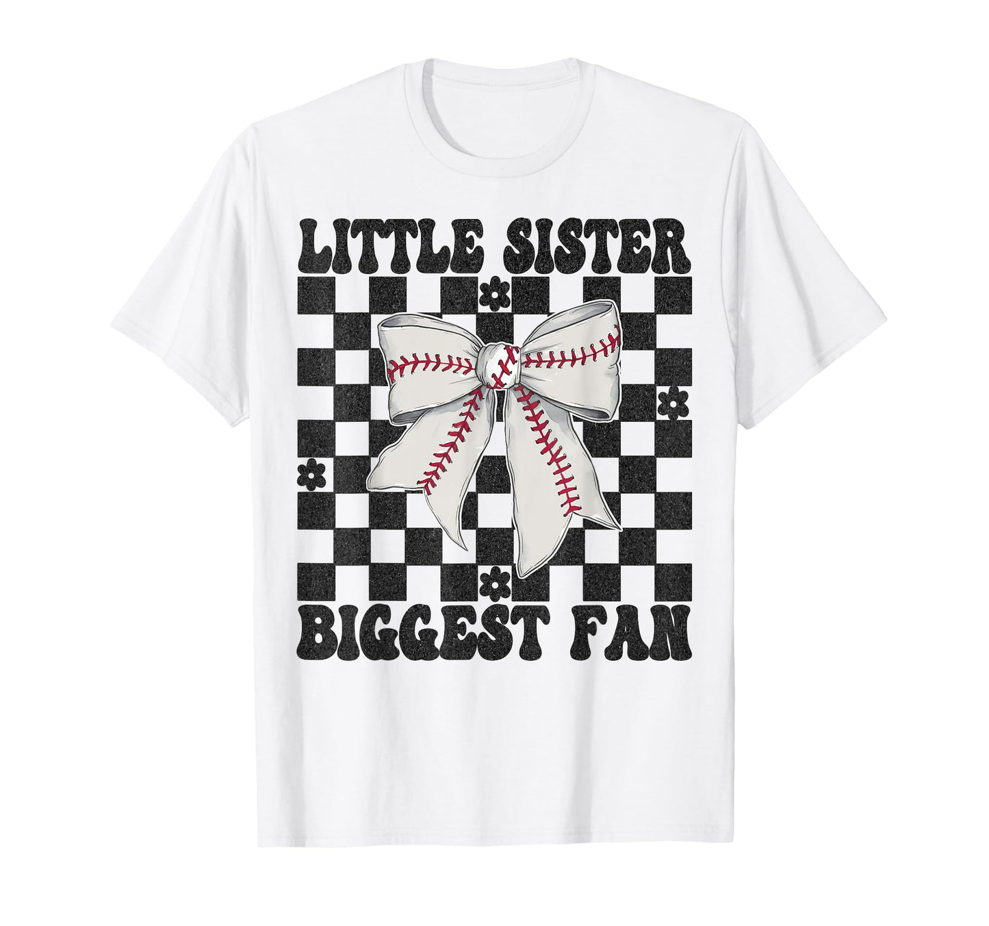 Baseball Sister Baseball Little T-Shirt - Casual Everyday Wear Men Women - T-Shirt, Sweatshirt, Hoodie