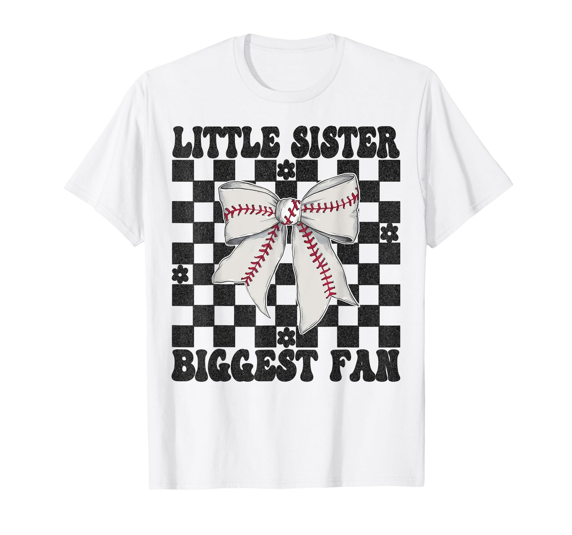 Baseball Sister Baseball Little T-Shirt - Casual Everyday Wear Men Women - T-Shirt, Sweatshirt, Hoodie