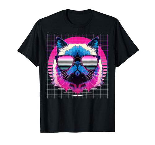 Himalayan Sunglasses Cat T-Shirt - Casual Everyday Wear for Adults - T-Shirt, Sweatshirt, Hoodie