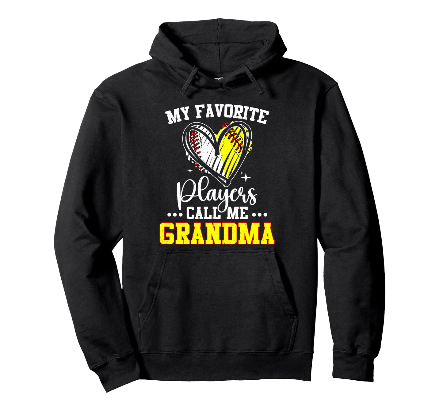 My Favorite Baseball Softball Hoodie - Casual Everyday Wear Men Women - T-Shirt, Sweatshirt, Hoodie