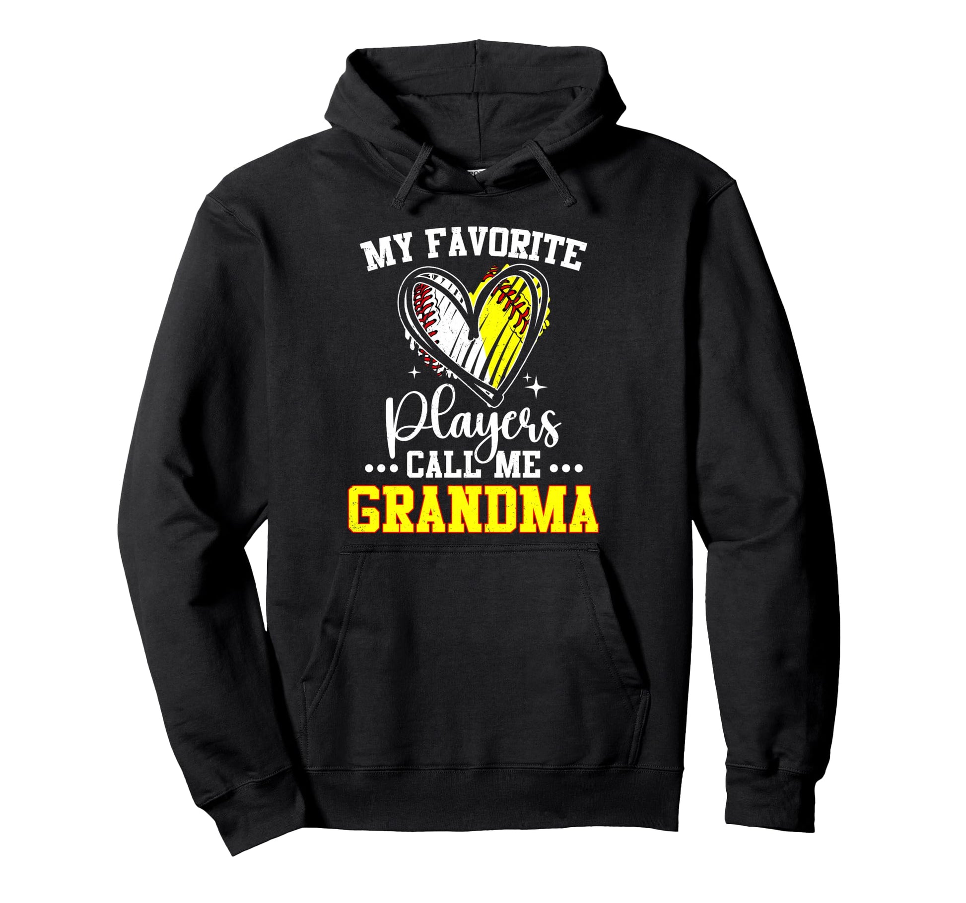 My Favorite Baseball Softball Hoodie - Casual Everyday Wear Men Women - T-Shirt, Sweatshirt, Hoodie