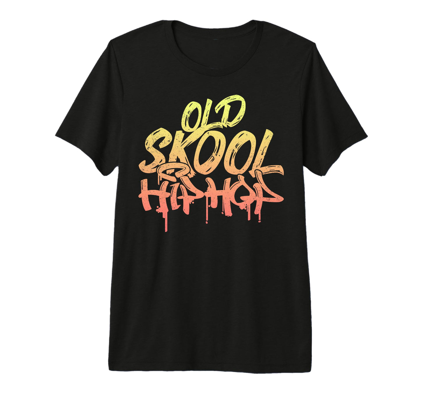 Old Skool Hip Hop 90S Music Tri T-Shirt - Fun Novelty Design Men Women - T-Shirt, Sweatshirt, Hoodie