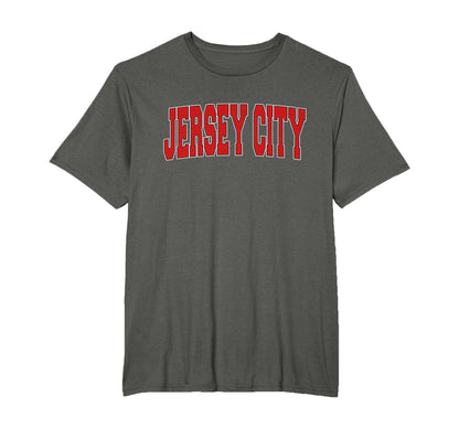 Jersey City Nj New Jersey Varsity T-Shirt - Streetwear Style for Adults - T-Shirt, Sweatshirt, Hoodie