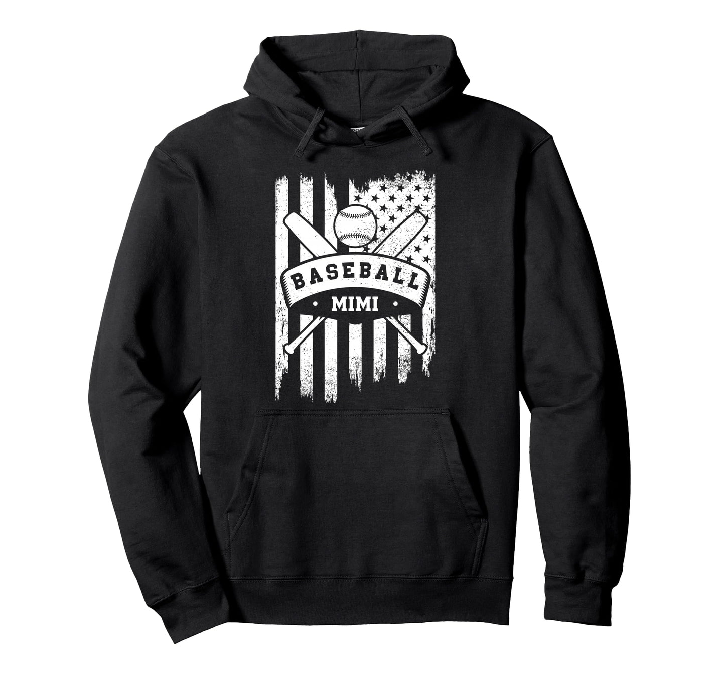 Baseball Mimi Usa American Flag Family Hoodie - Aesthetic Graphic Unisex - T-Shirt, Sweatshirt, Hoodie