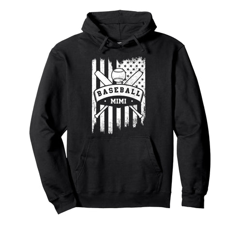 Baseball Mimi Usa American Flag Family Hoodie - Aesthetic Graphic Unisex - T-Shirt, Sweatshirt, Hoodie