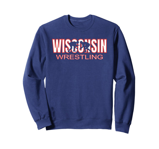 Wisconsin Wrestling Team Coach Sweatshirt - Unique Graphic for Adults - T-Shirt, Sweatshirt, Hoodie