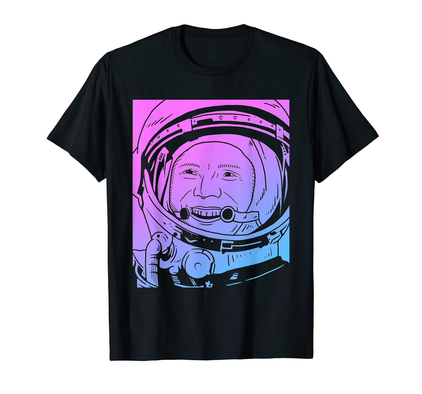 Yuri Gagarin Vaporwave Pastel Goth T-Shirt - Aesthetic Graphic for Adults - T-Shirt, Sweatshirt, Hoodie
