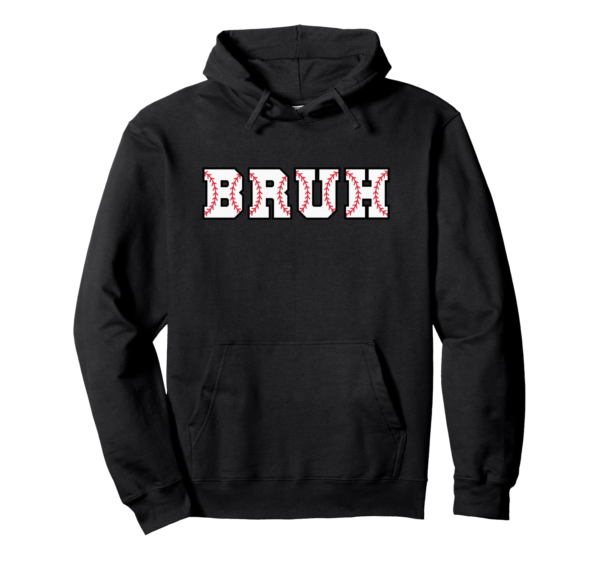 Bruh Meme Funny Baseball Lover Brother Son Hoodie - Trendy Graphic Unisex - T-Shirt, Sweatshirt, Hoodie