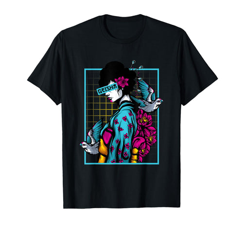 Kawaii Geisha Japanese Tradition T-Shirt - Graphic Print Men Women - T-Shirt, Sweatshirt, Hoodie