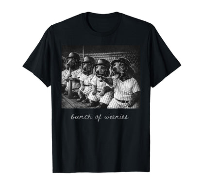 Bunch Weenies Funny Weenies Dachshund T-Shirt - Minimalist Print Men Women - T-Shirt, Sweatshirt, Hoodie